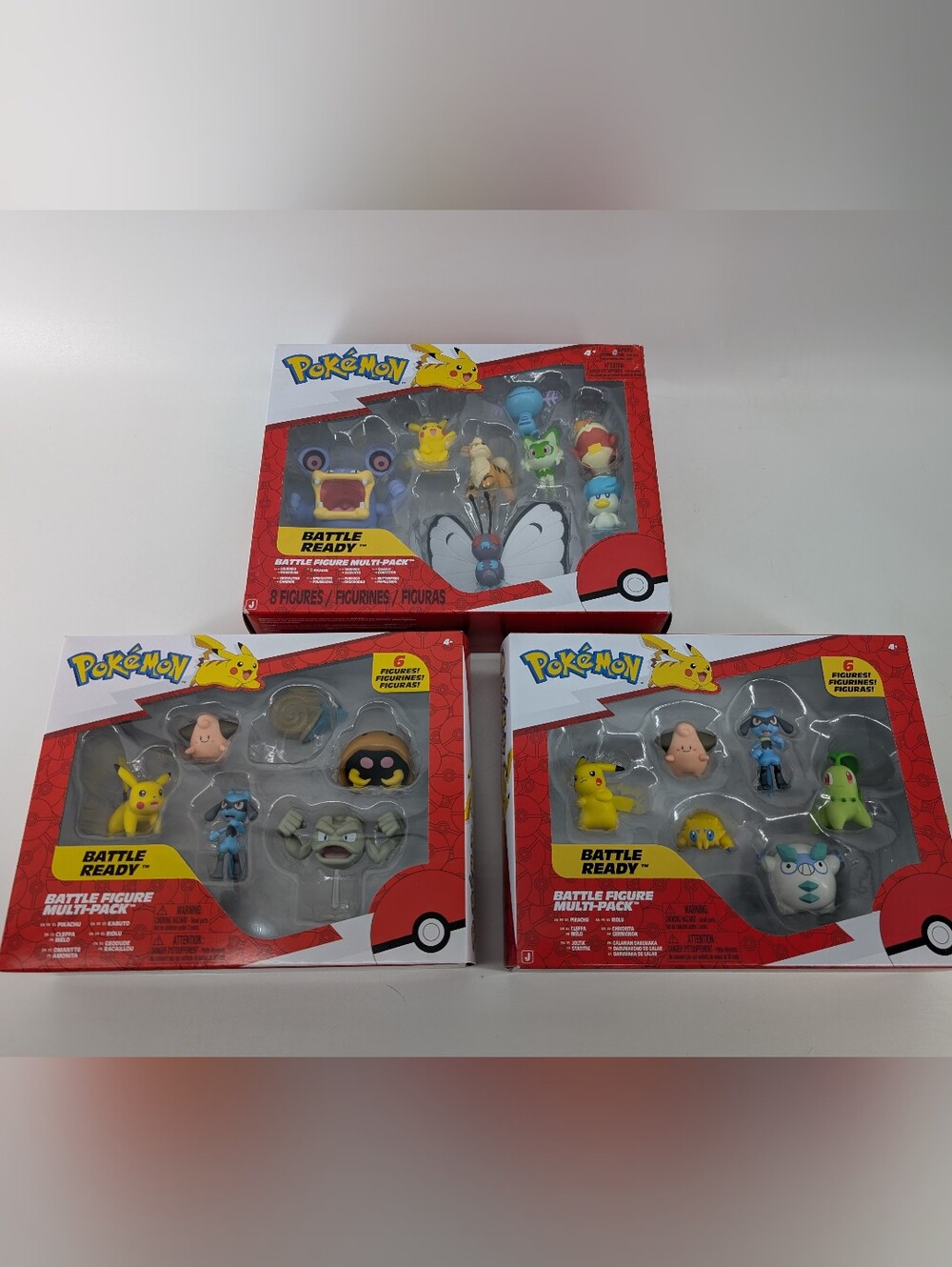 Pokémon Battle Figure Multi-Packs 3 Sets Assorted Figures